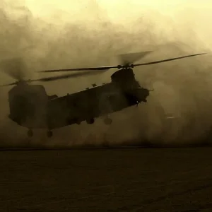 RAF 18 Squadron Chinook on Ops