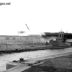 HMS Aurochs in 1947 - A Class Submarine