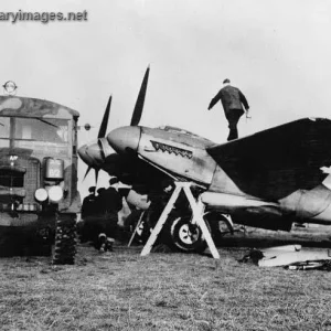 Mosquito being refuelled