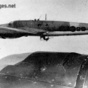 Heinkel He 111B over Spain 1937