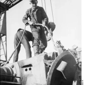 repairing a Tiger Tank 1943