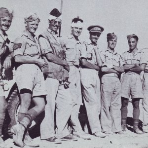 Allied Desert troops WW2