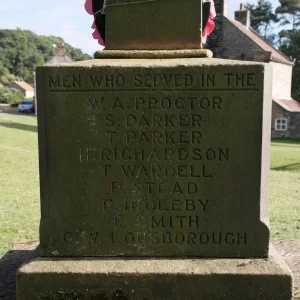 Hutton-le-Hole War Memorial Yorkshire