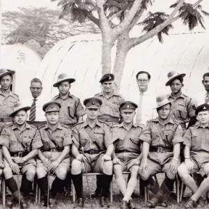 Media 'Gurkha Transit staff Singapore 1960' in category 'Unit/regiment photographs'