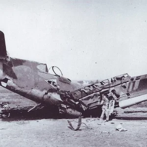 Crashed British Warplane