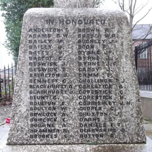 Brindley Ford War Memorial, Staffordshire