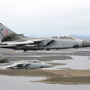 RAF F3 Tornados over the Falklands