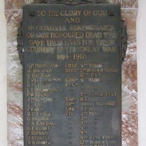Catterick War Memorial, Yorkshire