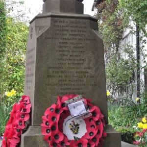 Over Knutsford War Memorial, Cheshire