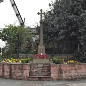 Over Knutsford War Memorial, Cheshire