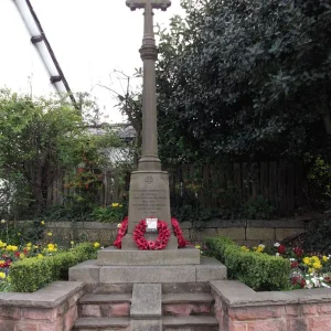 Over Knutsford War Memorial, Cheshire