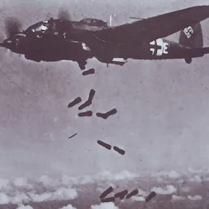 Heinkel He 111 bomb run