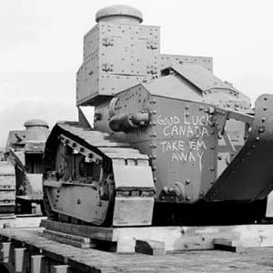 M1917 tanks arrive Camp Borden Oct 1940