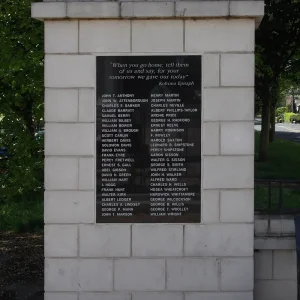 Eastwood War Memorial, Nottinghamshire