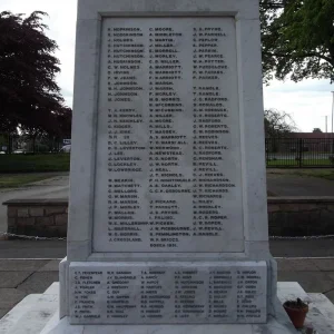 Sutton in Ashfield W.W.1. War Memorial, Nottinghamshire