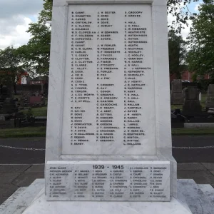 Sutton in Ashfield W.W.1. War Memorial, Nottinghamshire