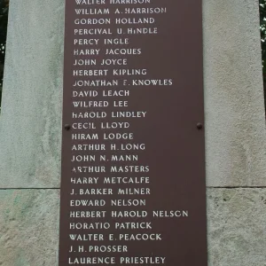 GREENGATES WAR MEMORIAL, YORKSHIRE