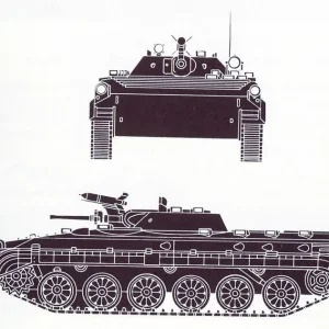 BMP 1 silhouette plan