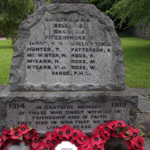 Glencraig County Down WW1 fallen