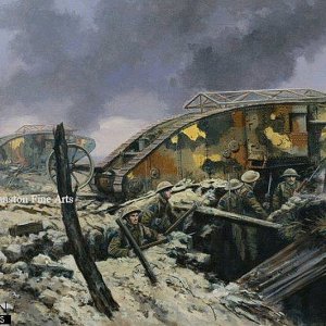 WW1 battle Art