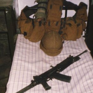 South African Infantry gear