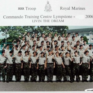Pauls training Troop - Lympstone 2006