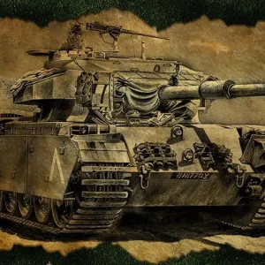 Centurion tank art