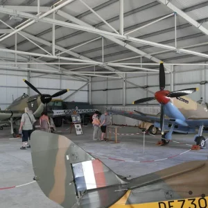 Hawker Hurricane and Spitfire