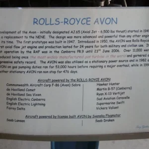 Rolls Royce Avon Specification