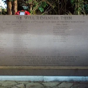 Alton War Memorial, Staffordshire