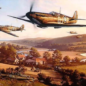 WW2 Hawker Hurricane art