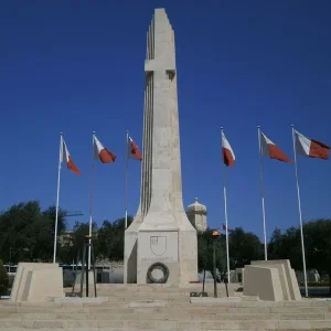 Floriana War Memorial roundabout, Malta