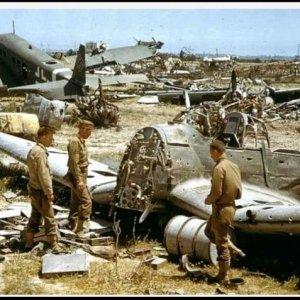 Destroyed Luftwaffe WW2
