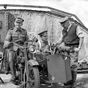 WW1 Tank & Motorcycle