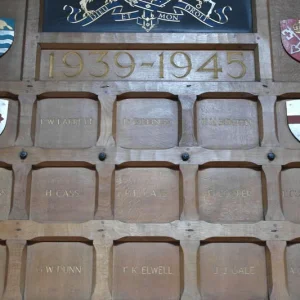 WW 2, Memorial Door, Beverley St Mary, Yorkshire