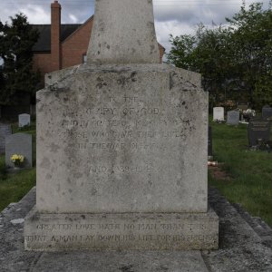 Harvington War Memorial, Worcestershire