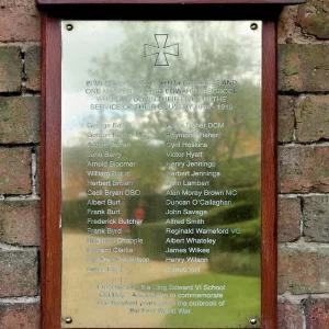 Stratford on Avon King Edwards School WW1 War Memorial