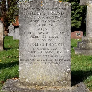 Thomas Francis FRIEND