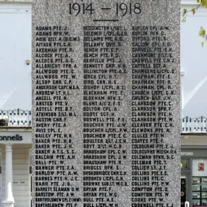 Leamington Spa War Memorial, Warwickshire