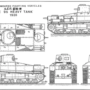 Japanese Prototype 95 heavy Tank