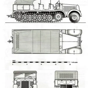 Scwerer Zugkraftwagen 12t (Sd.Kfz.8) DB10