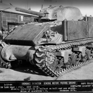 Up Armoured Sherman Tank