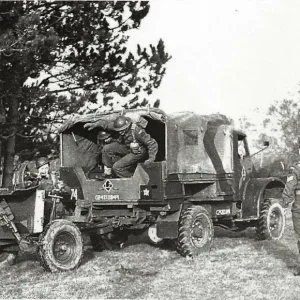 WW2 Anti Tank gun and crew