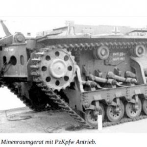 Minenraumpanzer III Minenraumgerat