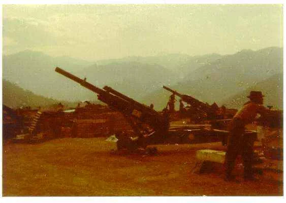 105mm battery at FSB Blaze RVN 1969