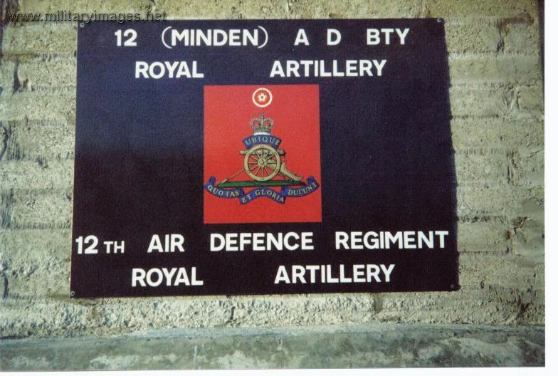 12 AD Regt. 12 (Minden) Bty.