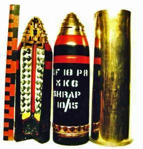 18 Pdr High Explosive Shrapnel