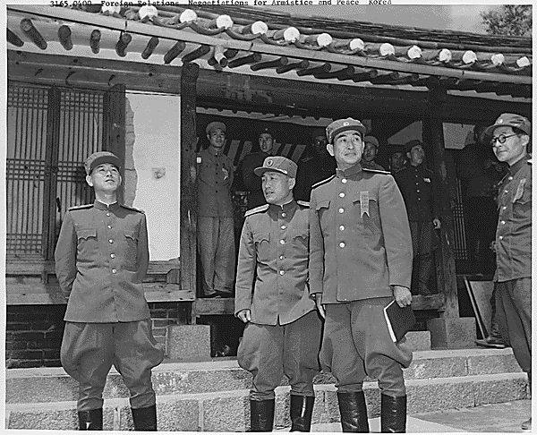 1951 Korean War Peace Talks. Kaesong, Korea