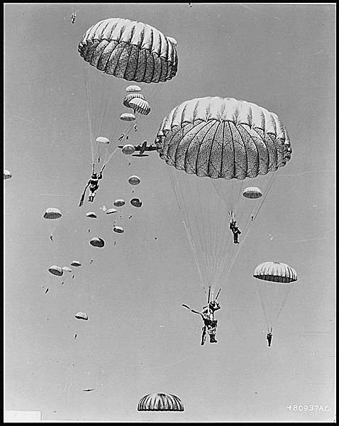 1951 October 19, Air Dropped By The 437th Troop Carrier Wing