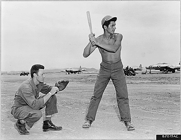 1952 July, FIFTH AIR FORCE, KOREA. F-84 ‘Thunderjets’